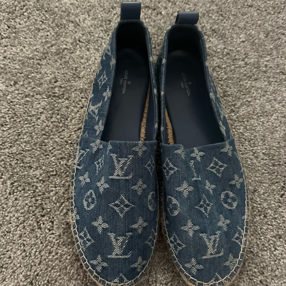 Louis Vuitton Denim Starboard Espadrilles Sz 41